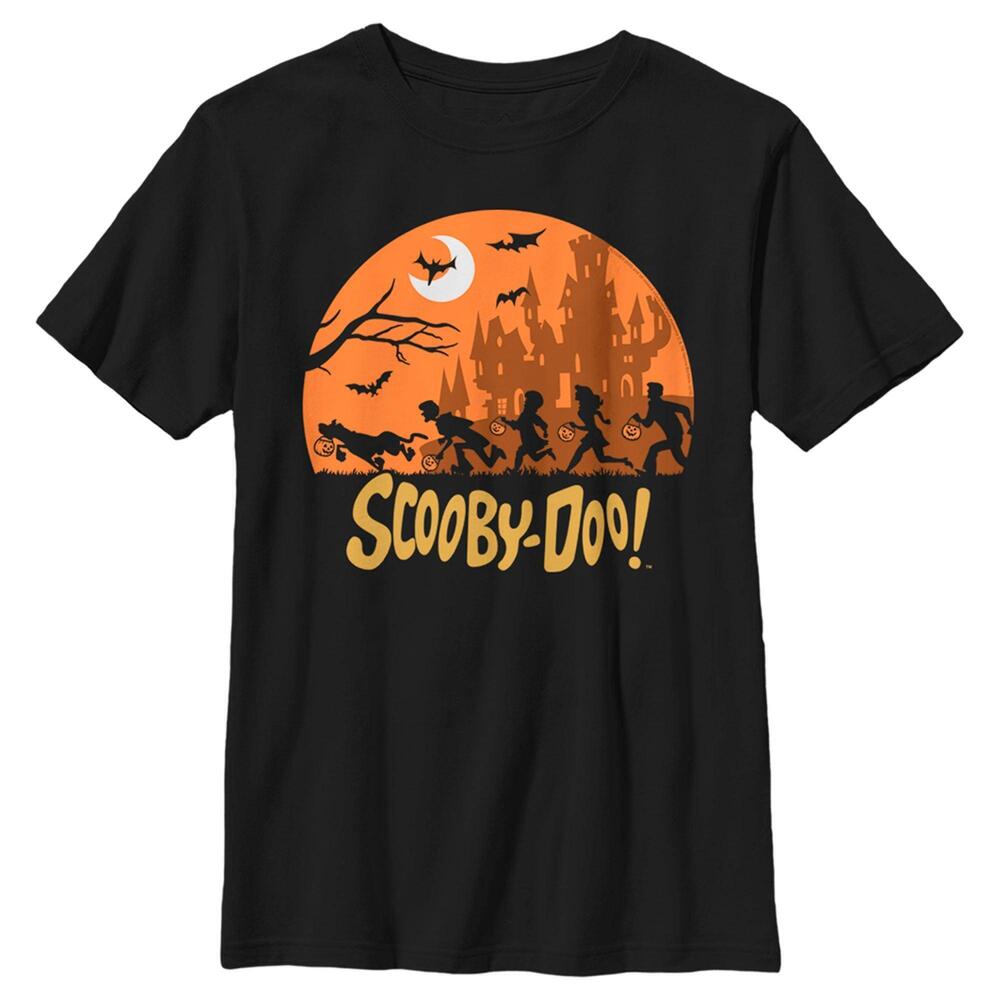 Boys Scooby Doo Moon Silhouette Chase Tshirt